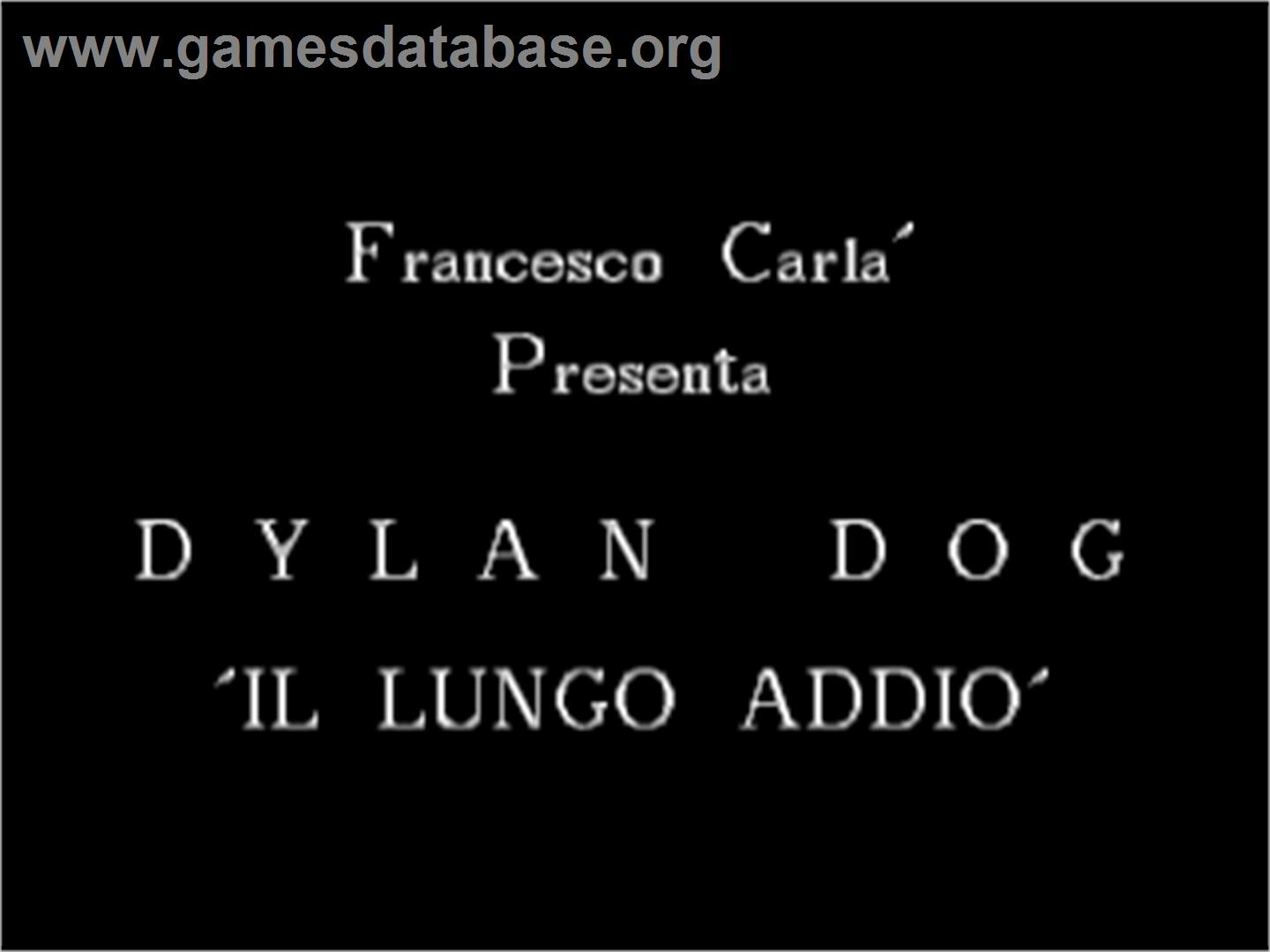 Dylan Dog: Through the Looking Glass - Commodore Amiga - Artwork - Title Screen