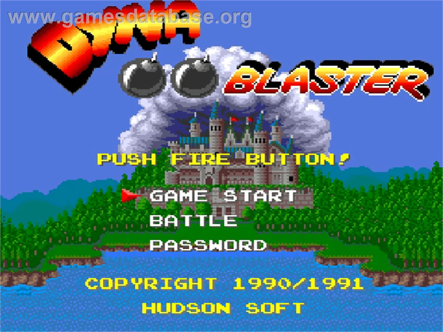 Dynablaster - Commodore Amiga - Artwork - Title Screen
