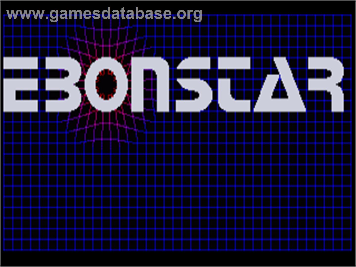 Ebonstar - Commodore Amiga - Artwork - Title Screen