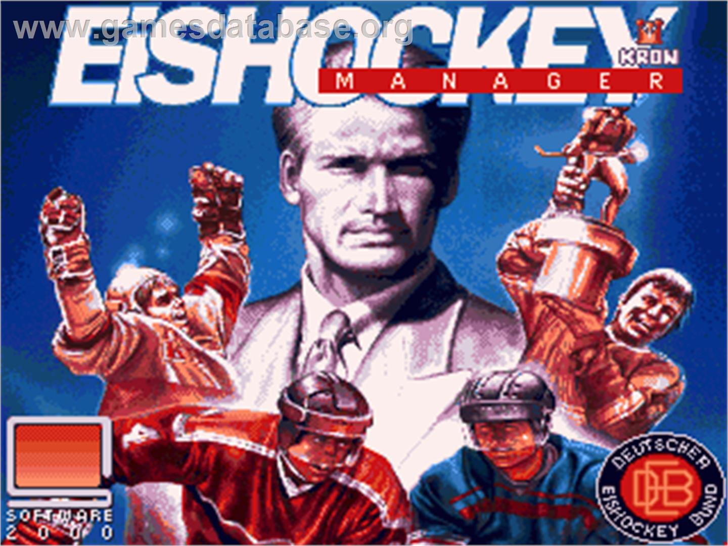 Eishockey Manager - Commodore Amiga - Artwork - Title Screen