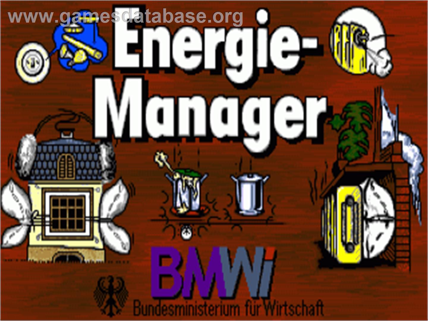 Energie-Manager - Commodore Amiga - Artwork - Title Screen