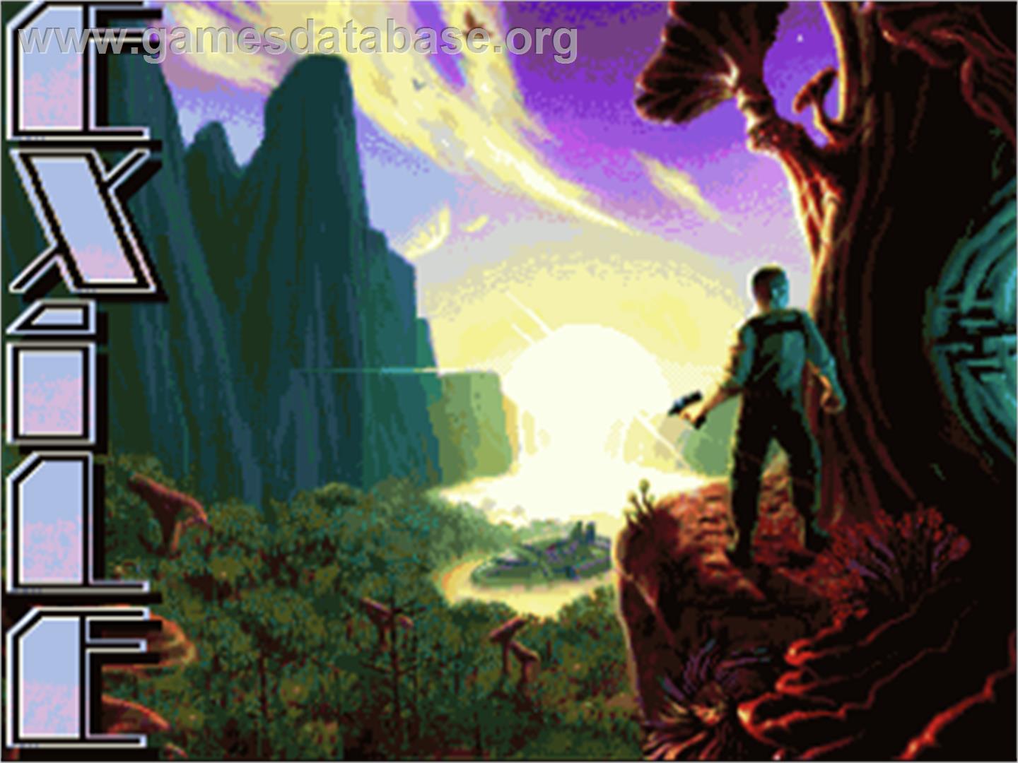 Exile - Commodore Amiga - Artwork - Title Screen