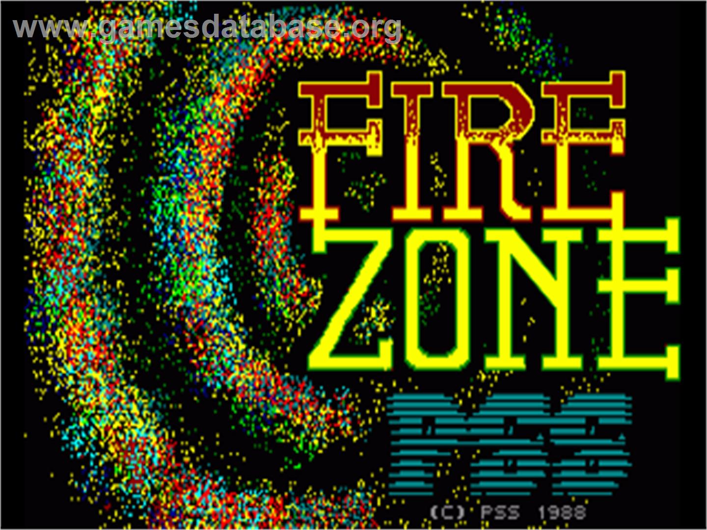 Firezone - Commodore Amiga - Artwork - Title Screen