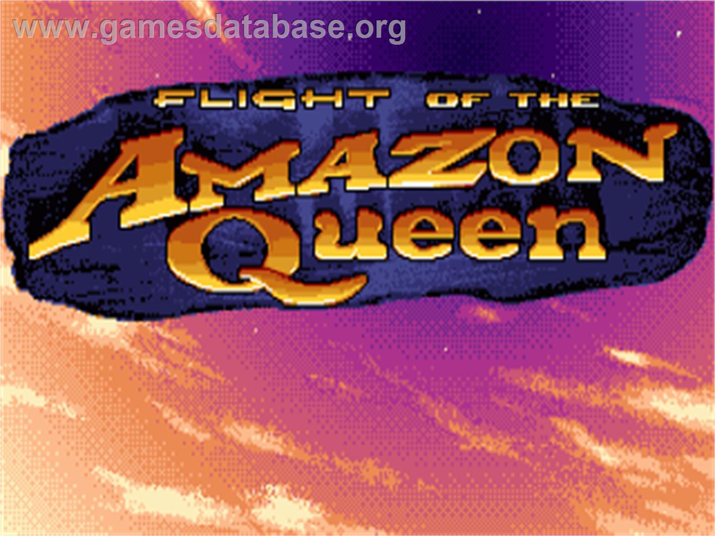 Flight Of The Amazon Queen - Commodore Amiga - Artwork - Title Screen
