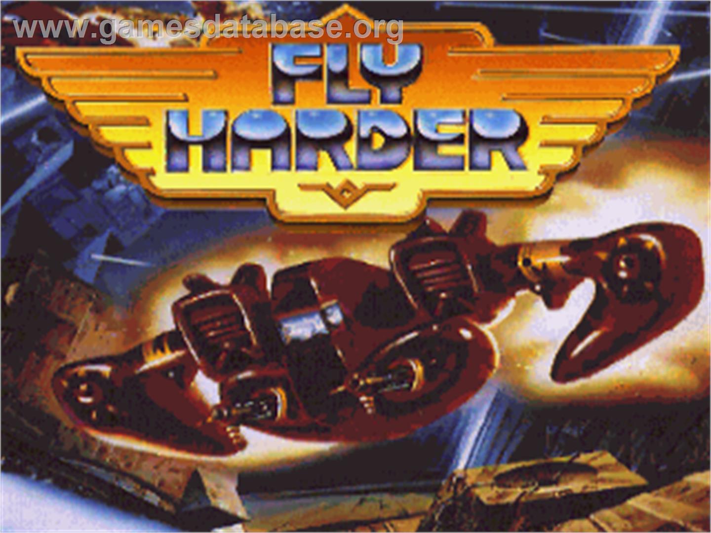 Fly Harder - Commodore Amiga - Artwork - Title Screen