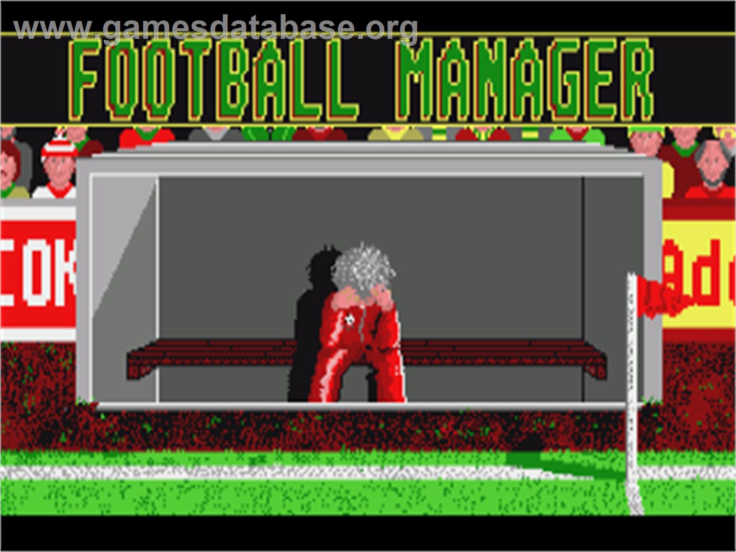 Football Manager - Commodore Amiga - Artwork - Title Screen