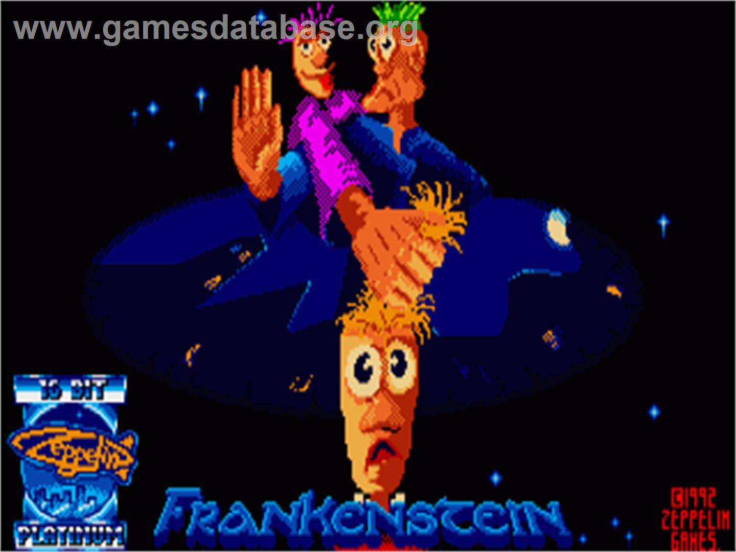 Frankenstein - Commodore Amiga - Artwork - Title Screen