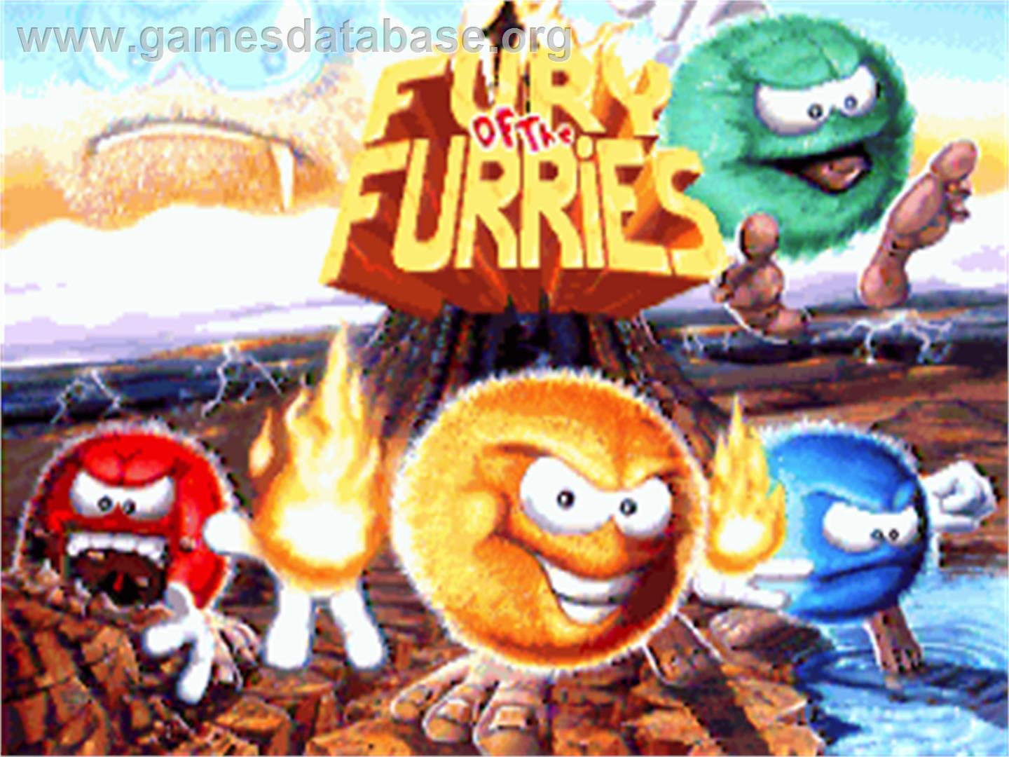 Fury of the Furries - Commodore Amiga - Artwork - Title Screen