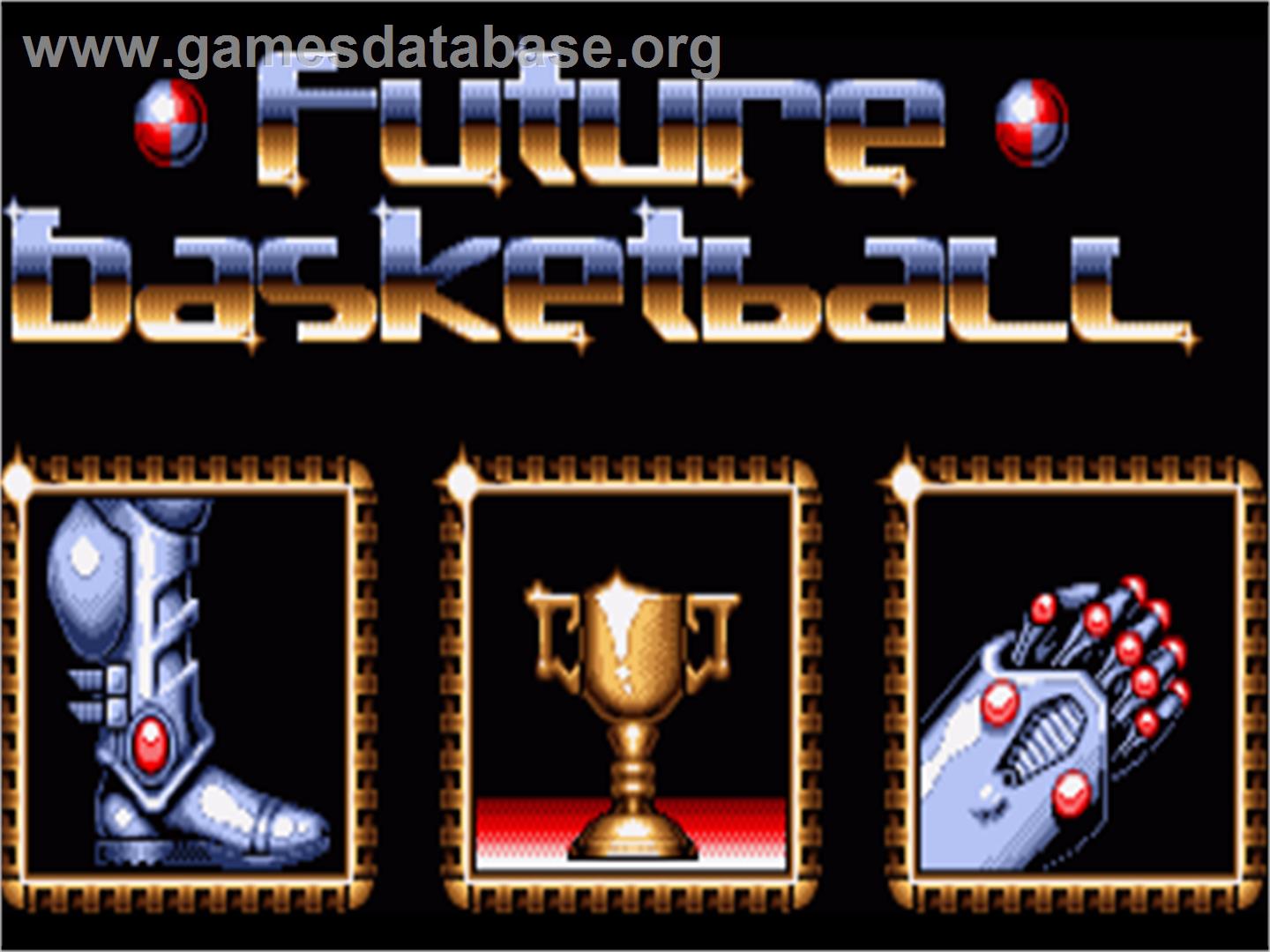 Future Basketball - Commodore Amiga - Artwork - Title Screen
