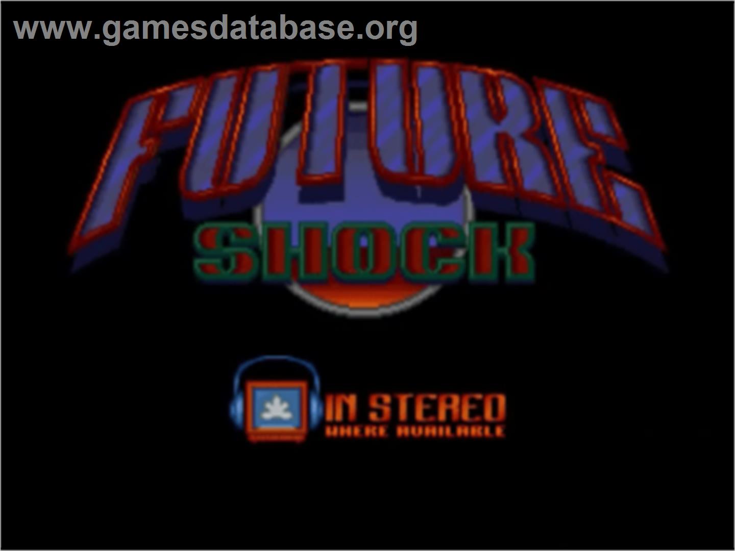 Future Shock - Commodore Amiga - Artwork - Title Screen