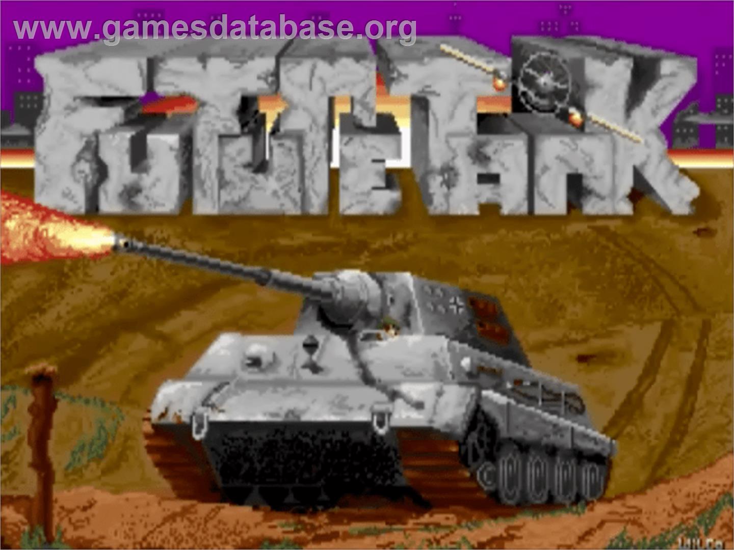 Future Tank - Commodore Amiga - Artwork - Title Screen