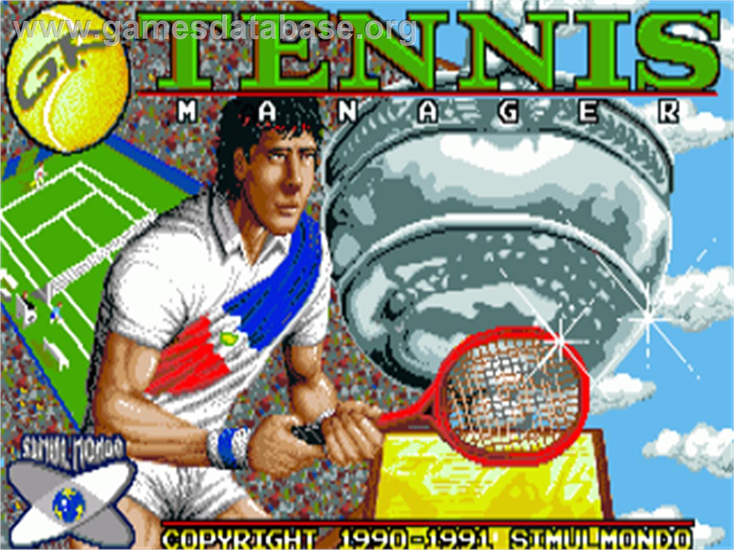 G.P. Tennis Manager - Commodore Amiga - Artwork - Title Screen