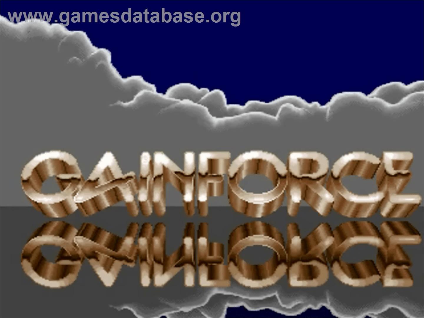 Gainforce - Commodore Amiga - Artwork - Title Screen