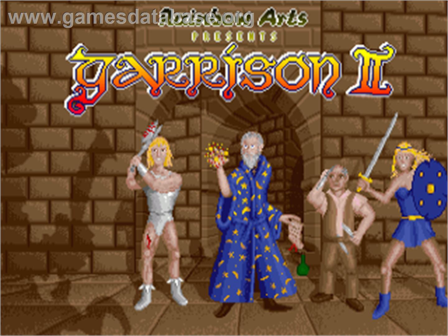 Garrison 2 - Commodore Amiga - Artwork - Title Screen