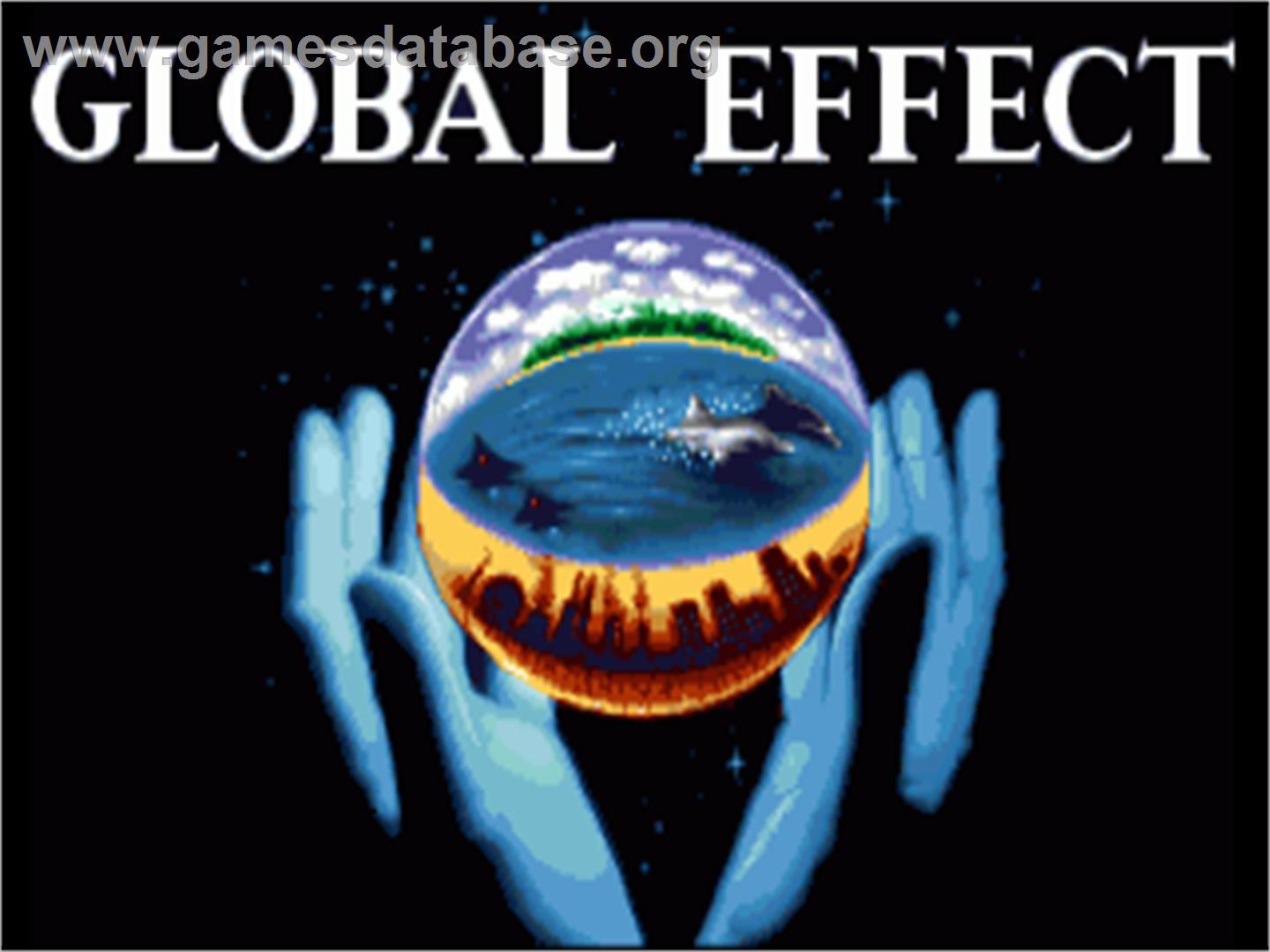 Global Effect - Commodore Amiga - Artwork - Title Screen
