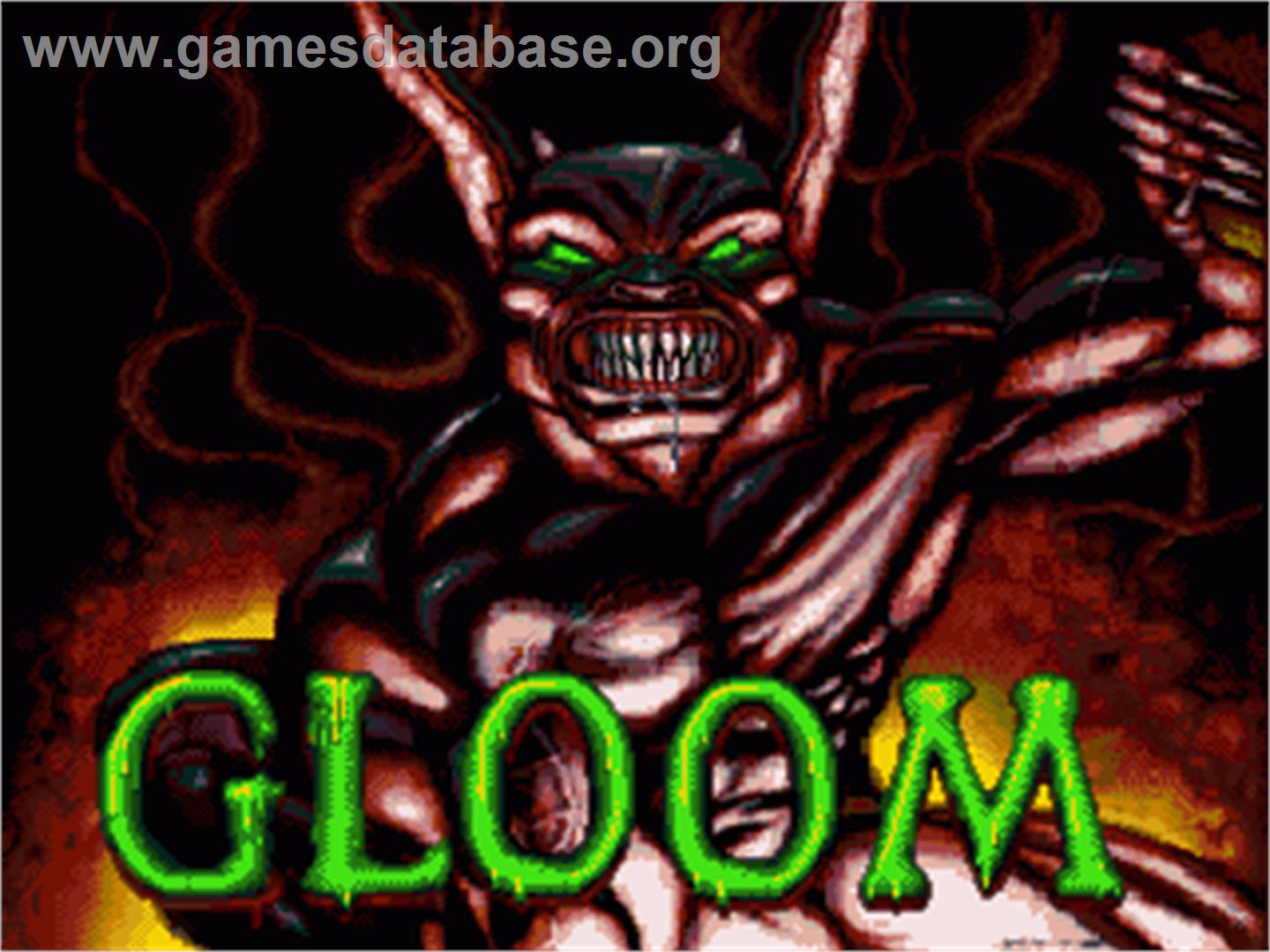 Gloom Deluxe - Commodore Amiga - Artwork - Title Screen