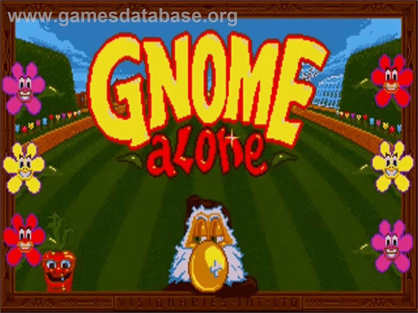 Gnome Alone - Commodore Amiga - Artwork - Title Screen