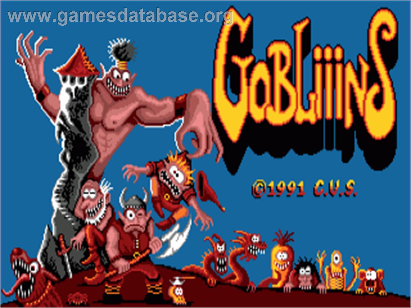Gobliiins - Commodore Amiga - Artwork - Title Screen