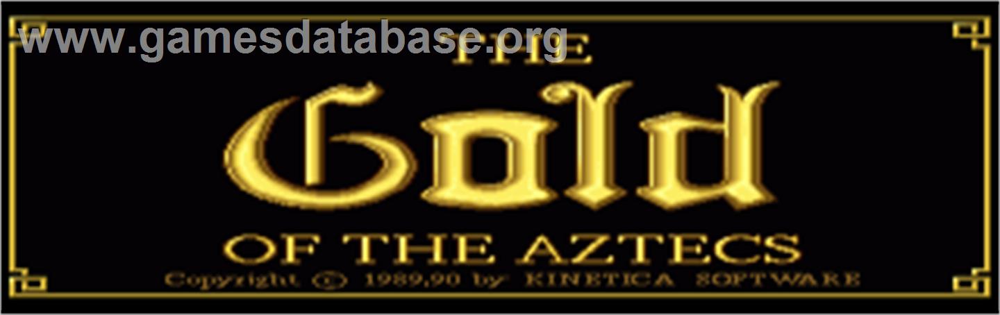 Gold of the Aztecs - Commodore Amiga - Artwork - Title Screen