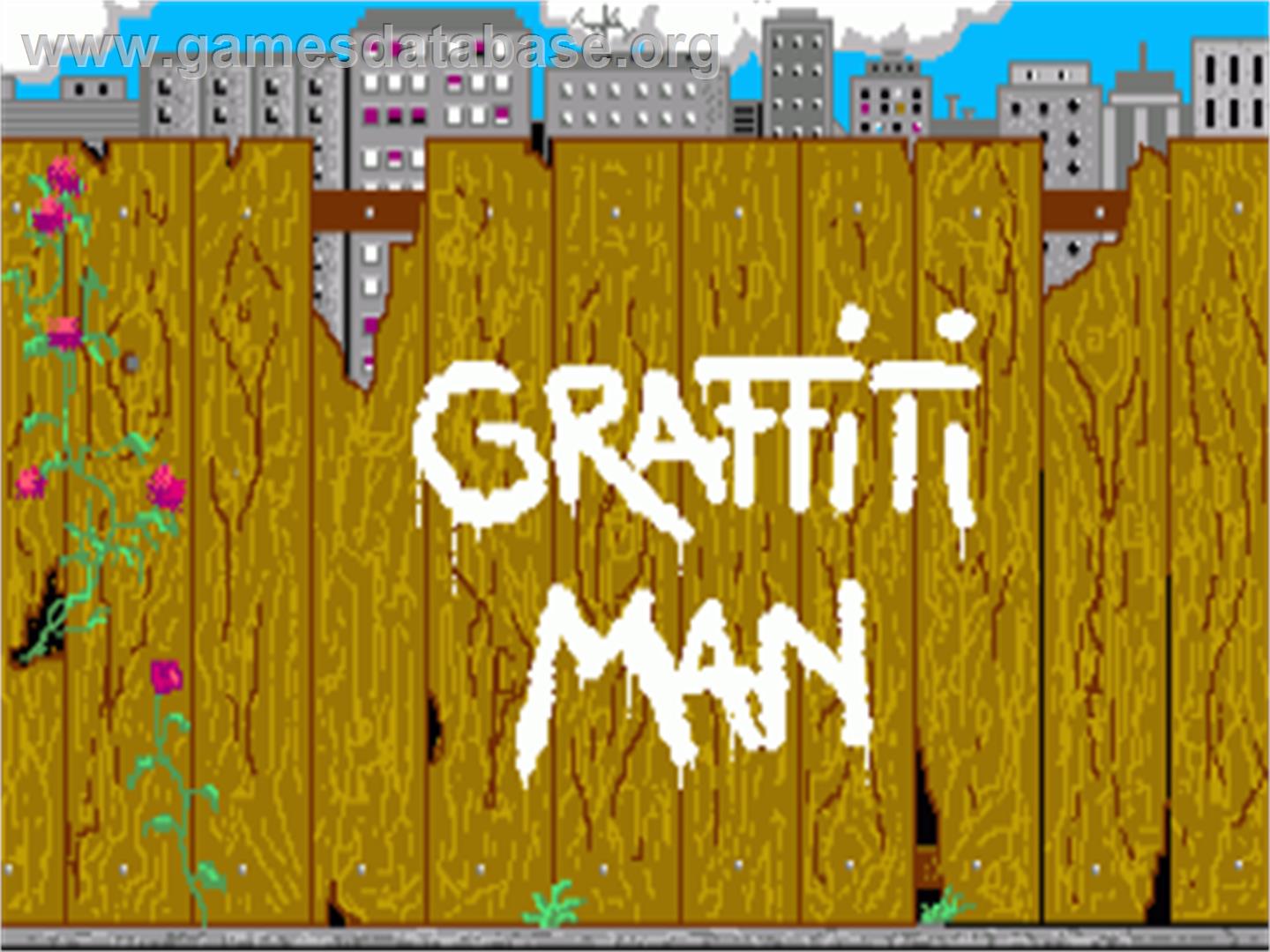Graffiti Man - Commodore Amiga - Artwork - Title Screen