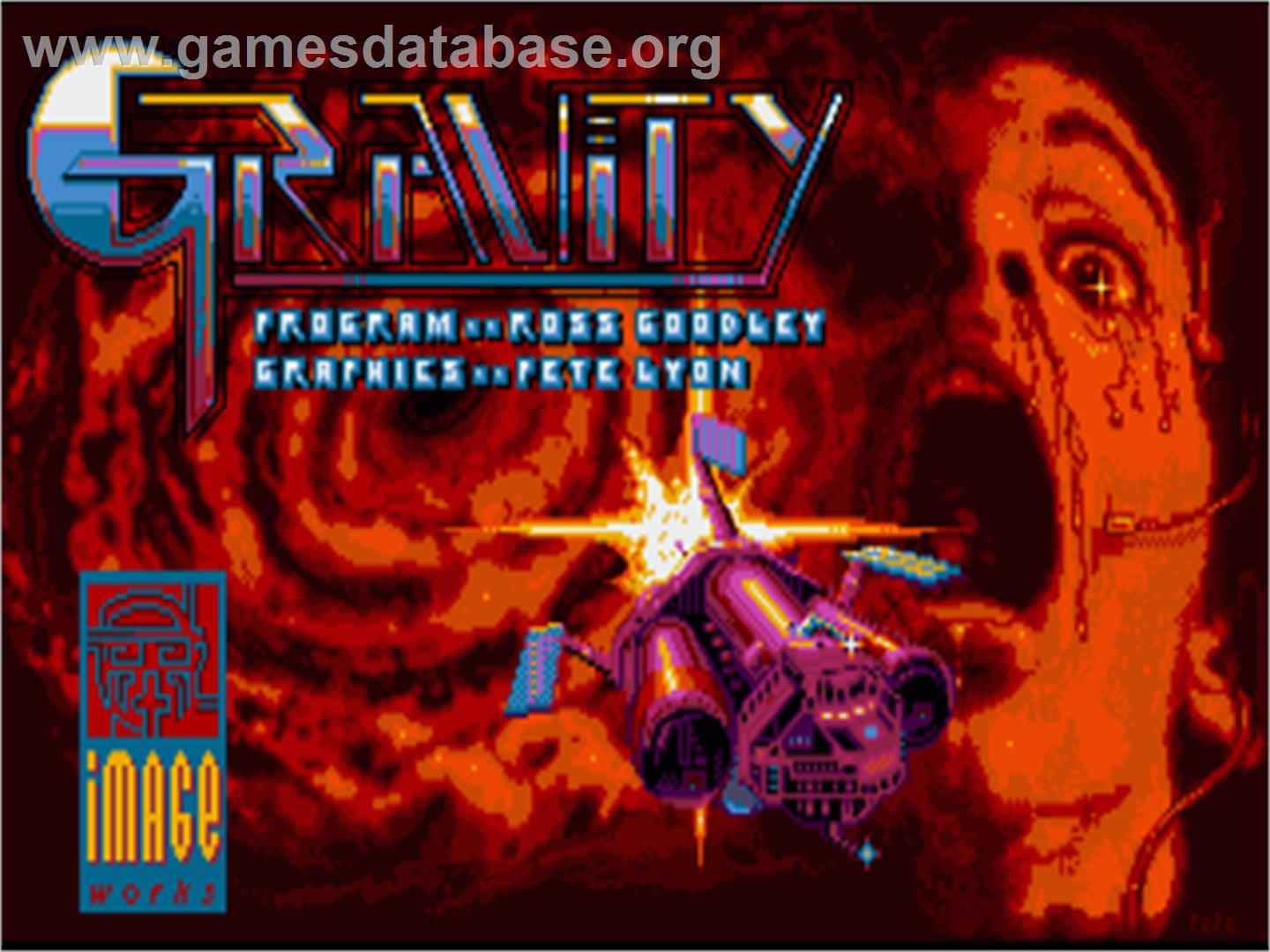 Gravity - Commodore Amiga - Artwork - Title Screen