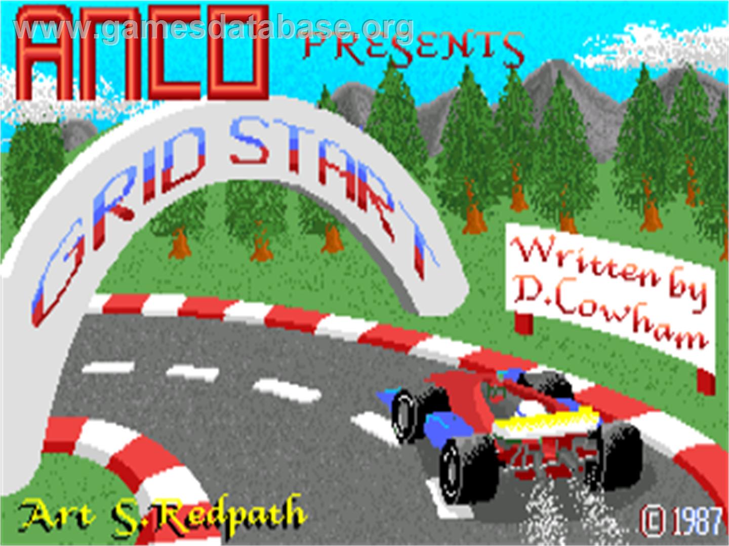 Grid Start - Commodore Amiga - Artwork - Title Screen