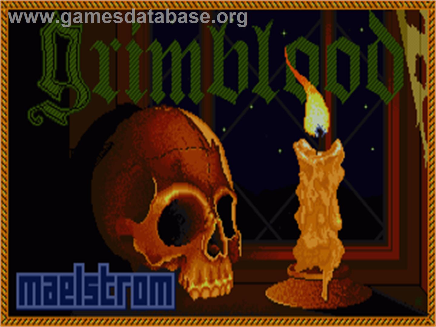 Grimblood - Commodore Amiga - Artwork - Title Screen