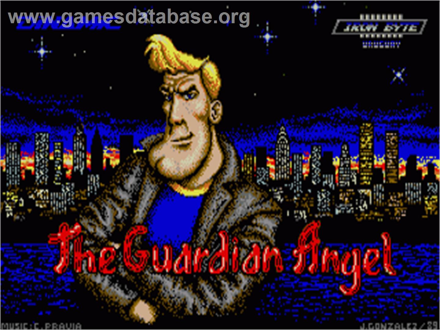 Guardian Angel - Commodore Amiga - Artwork - Title Screen
