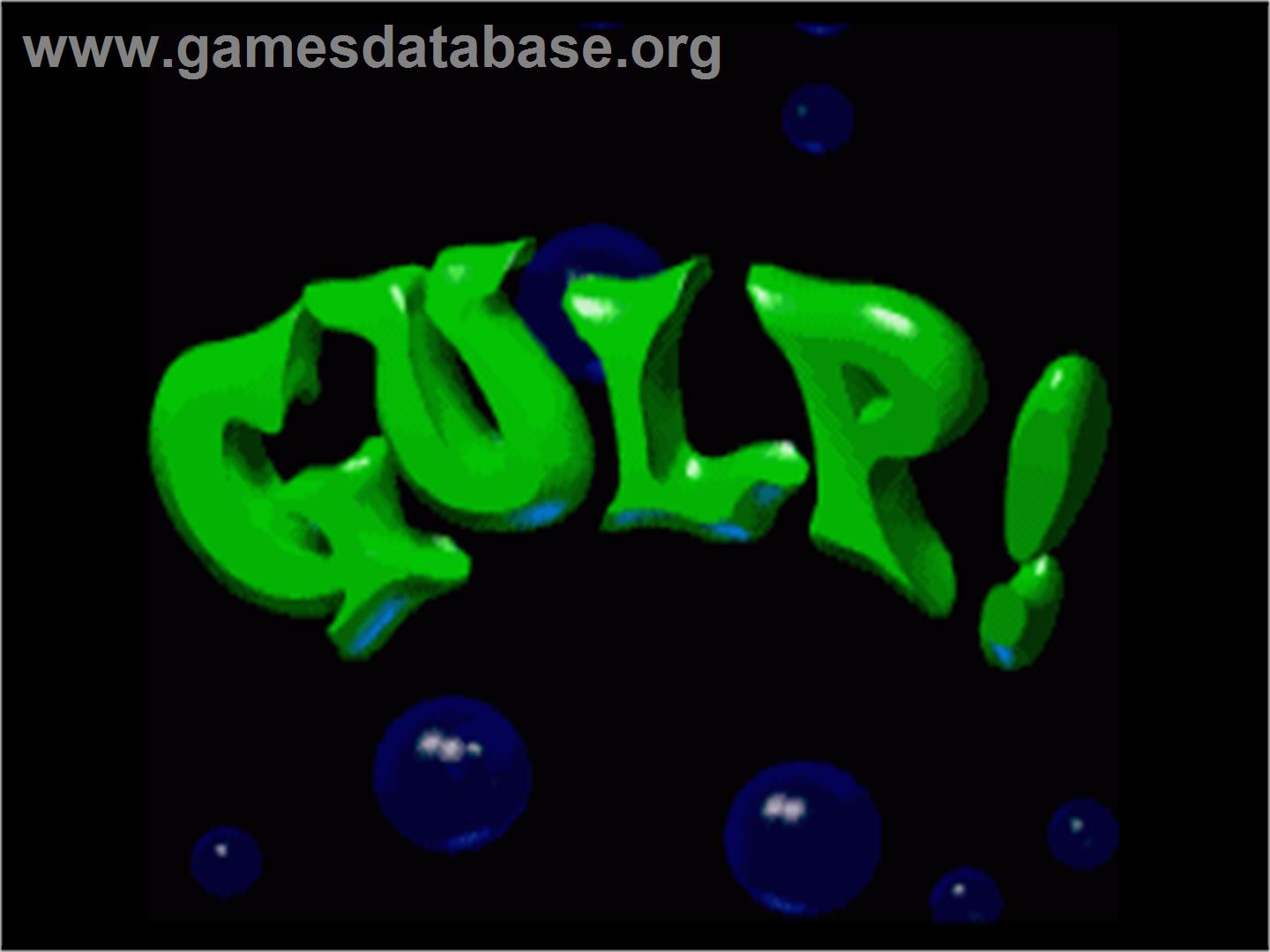 Gulp - Commodore Amiga - Artwork - Title Screen