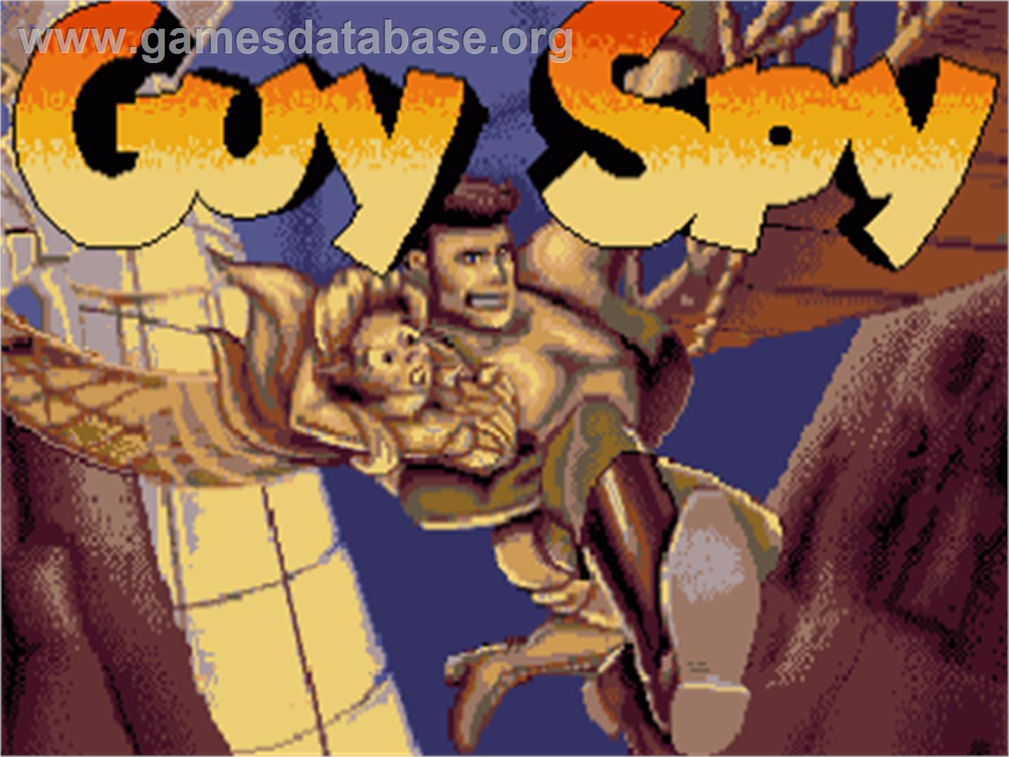 Guy Spy and the Crystals of Armageddon - Commodore Amiga - Artwork - Title Screen