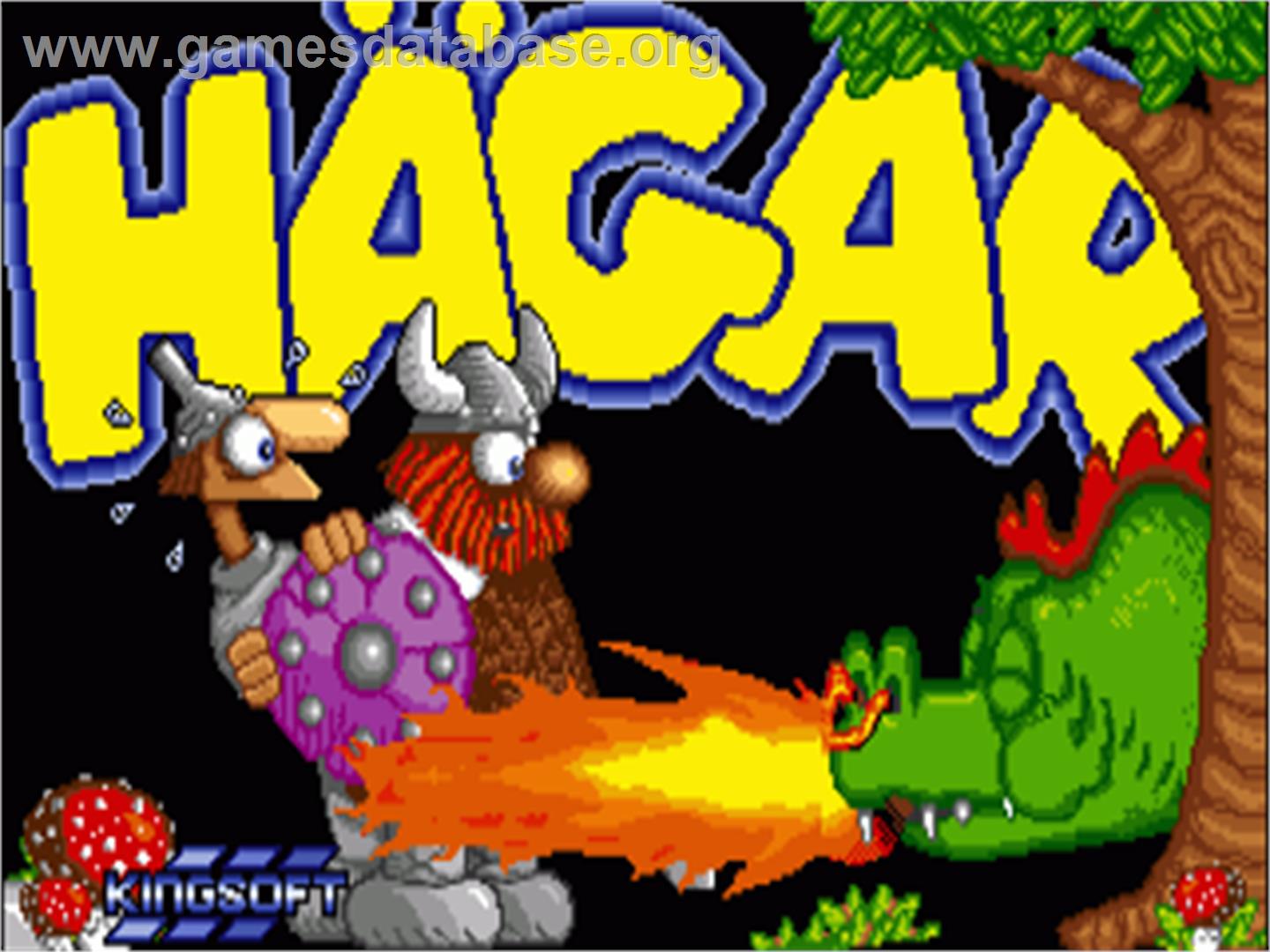 Hagar The Horrible - Commodore Amiga - Artwork - Title Screen