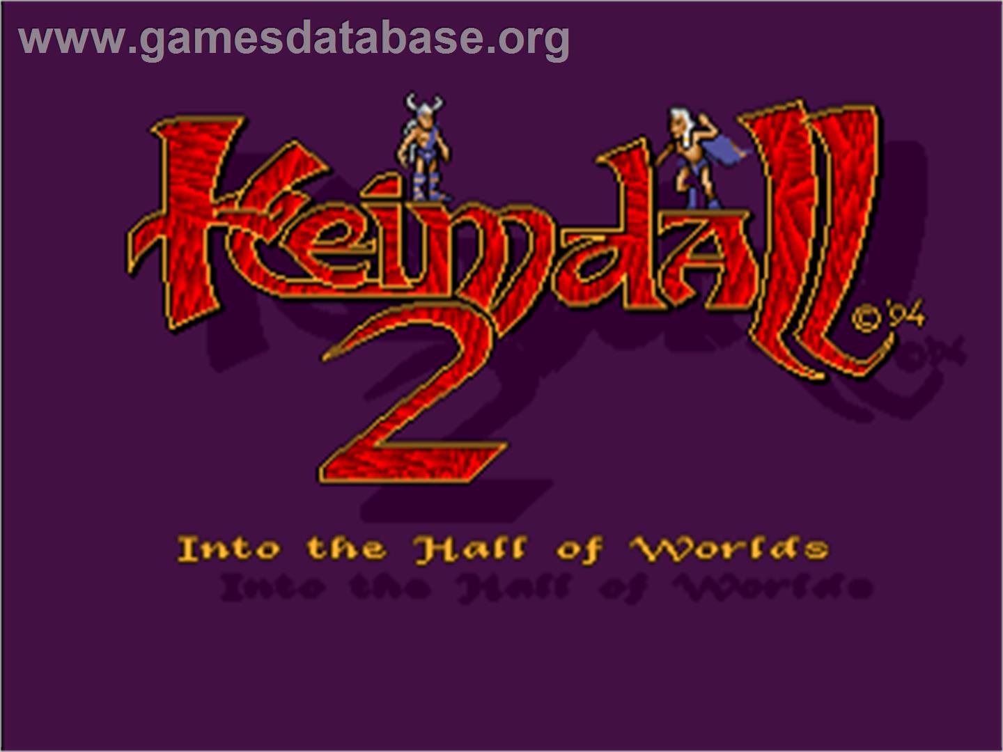 Heimdall 2: Into the Hall of Worlds - Commodore Amiga - Artwork - Title Screen