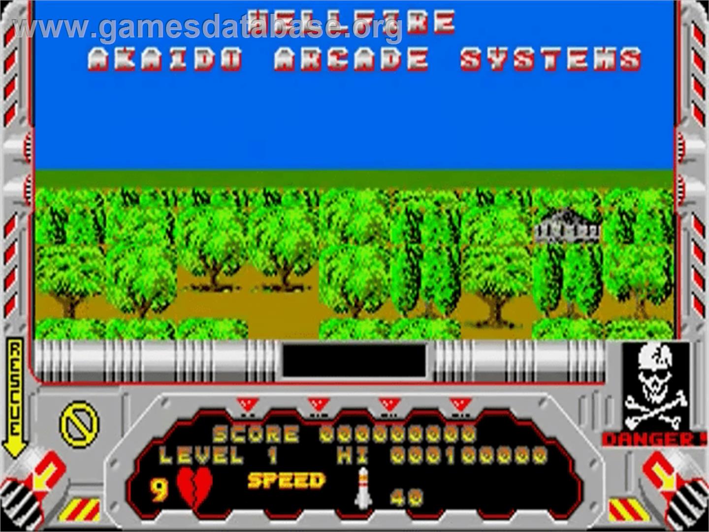 Hellfire Attack - Commodore Amiga - Artwork - Title Screen