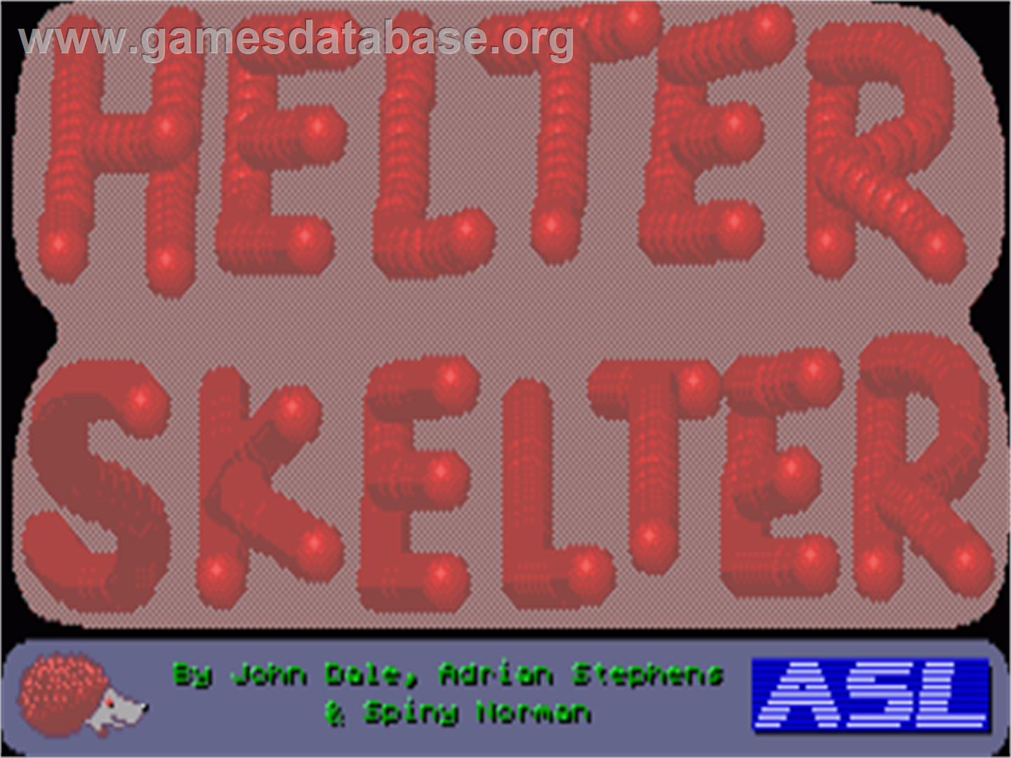 Helter Skelter - Commodore Amiga - Artwork - Title Screen