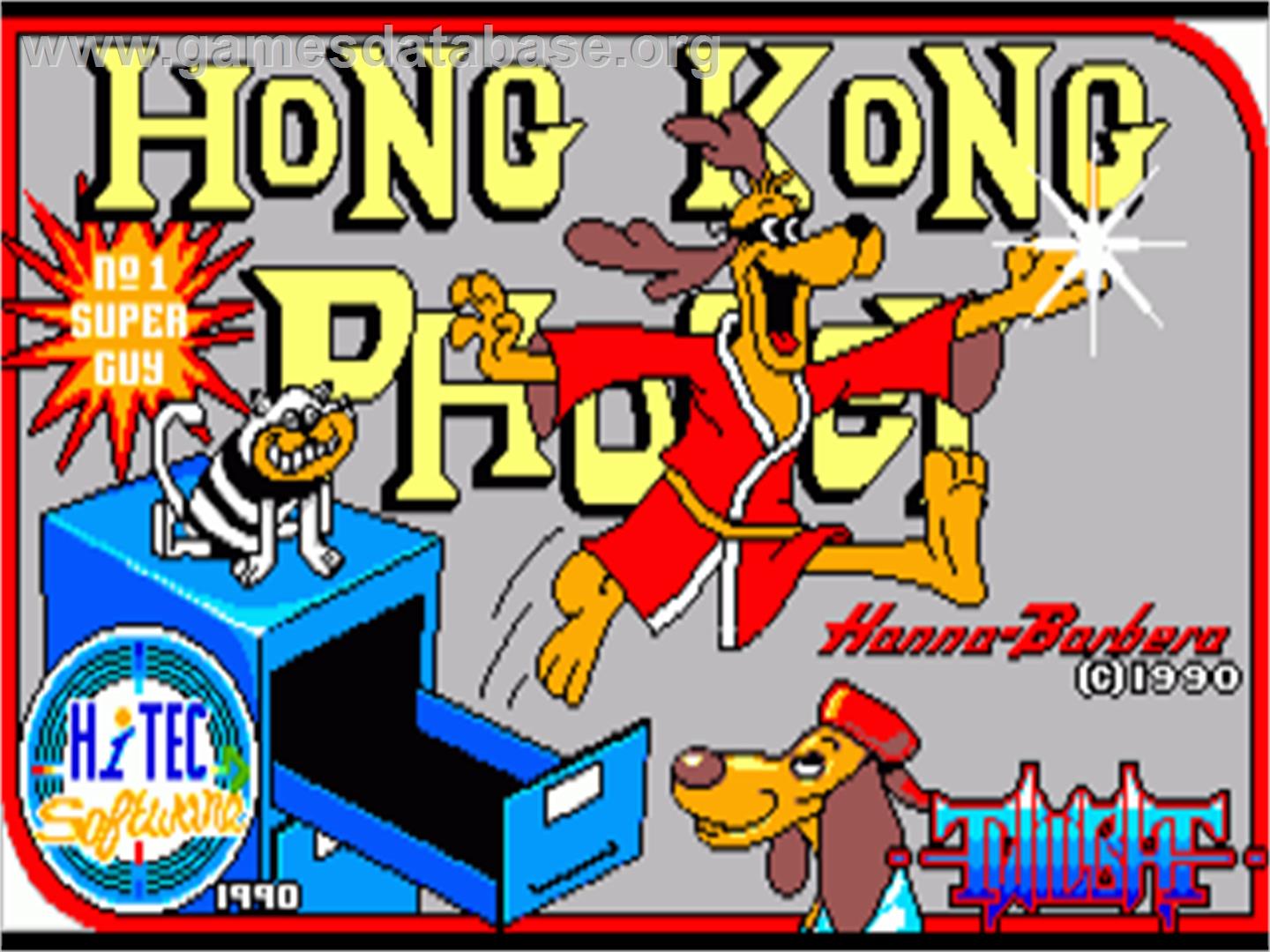 Hong Kong Phooey: No.1 Super Guy - Commodore Amiga - Artwork - Title Screen