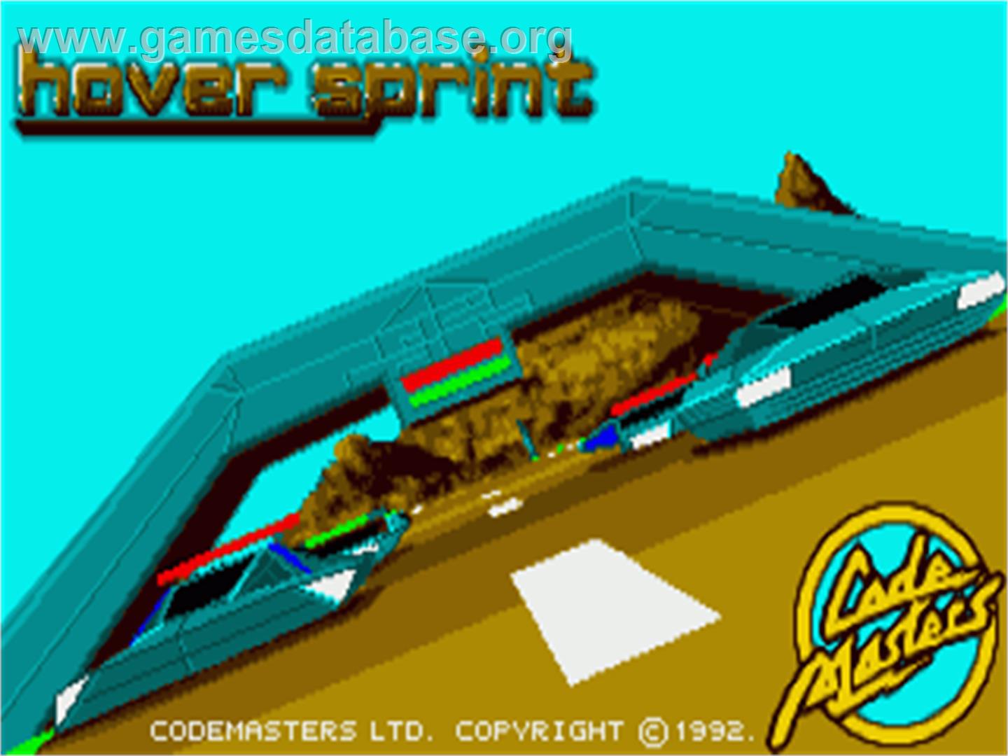 Hoversprint - Commodore Amiga - Artwork - Title Screen