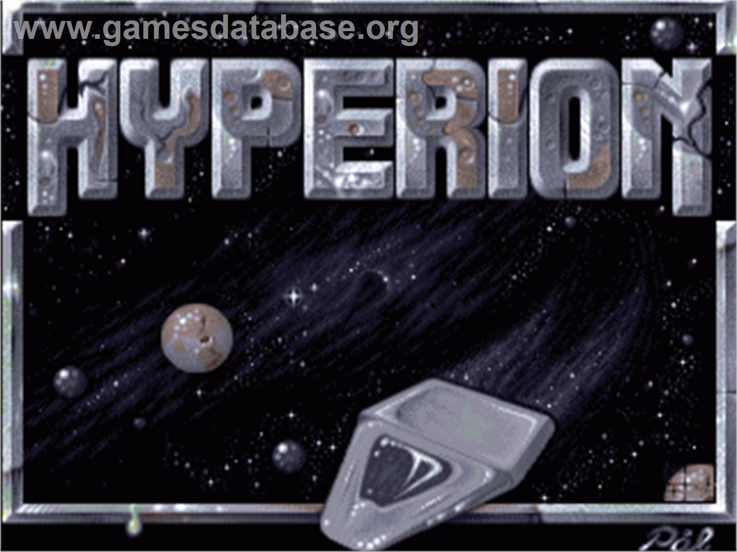Hyperion - Commodore Amiga - Artwork - Title Screen