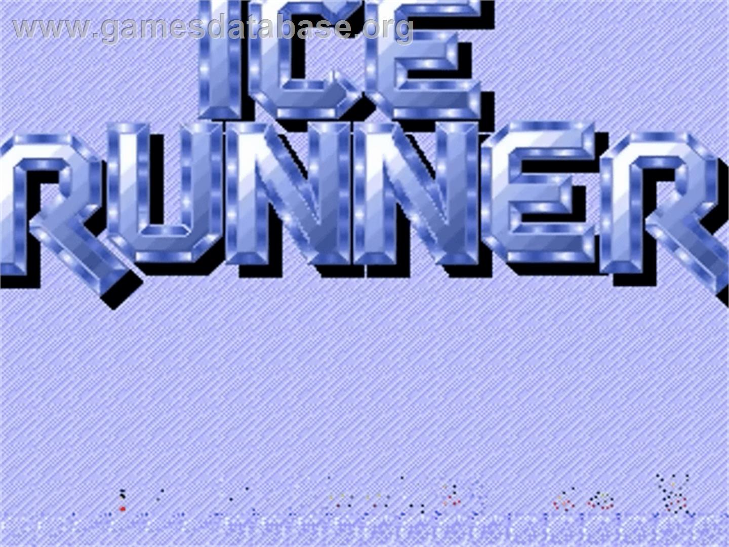 Ice Runner - Commodore Amiga - Artwork - Title Screen