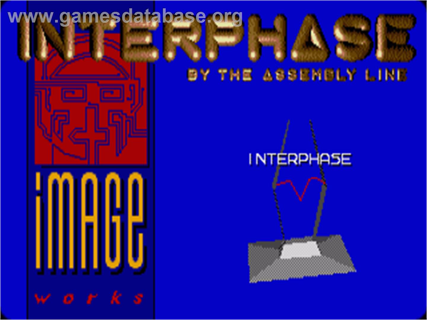 Interphase - Commodore Amiga - Artwork - Title Screen
