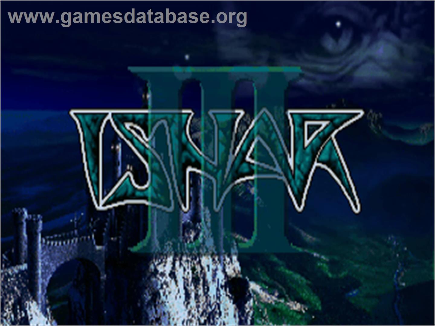 Ishar 3: The Seven Gates of Infinity - Commodore Amiga - Artwork - Title Screen
