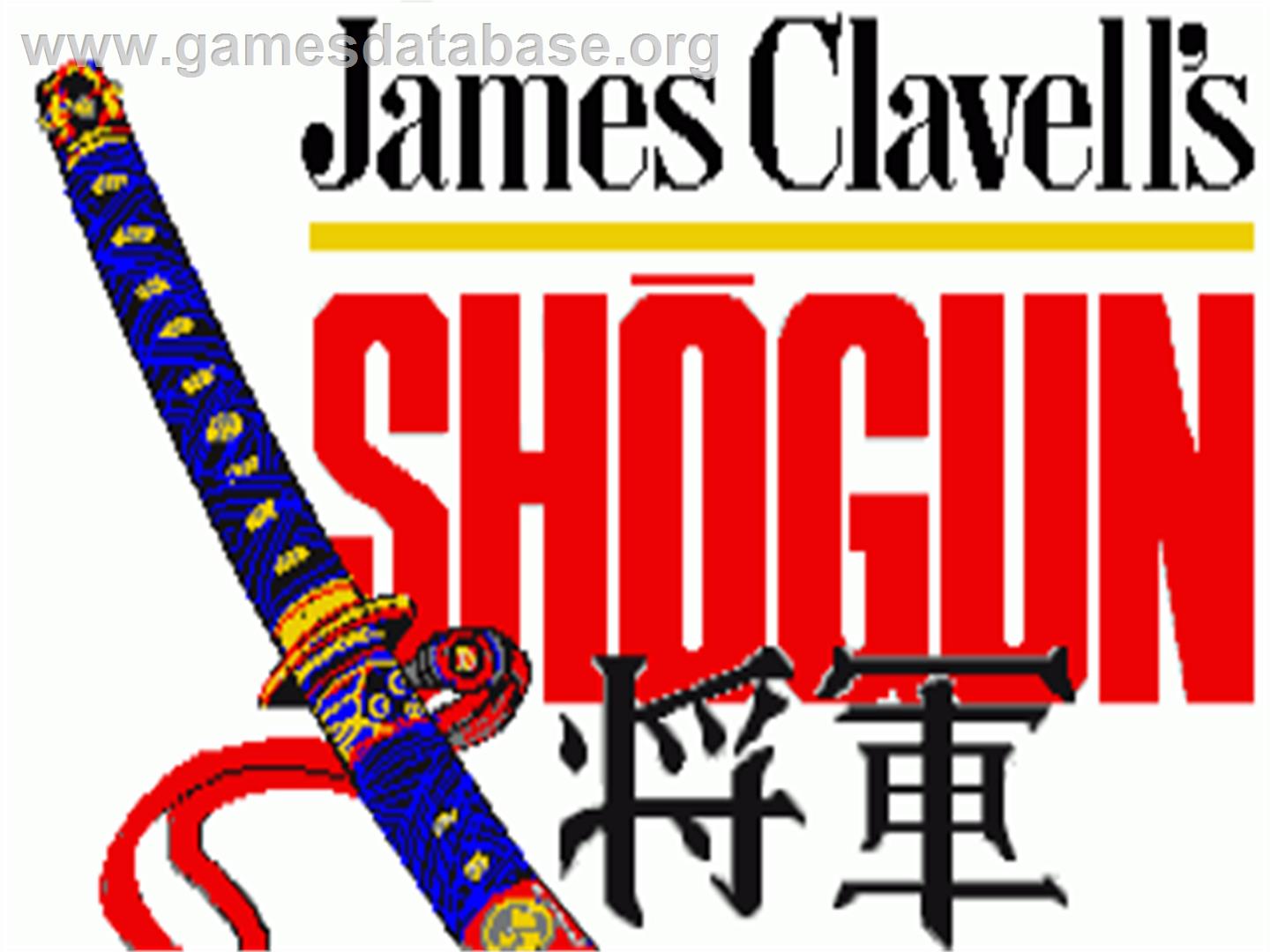 James Clavell's Shogun - Commodore Amiga - Artwork - Title Screen