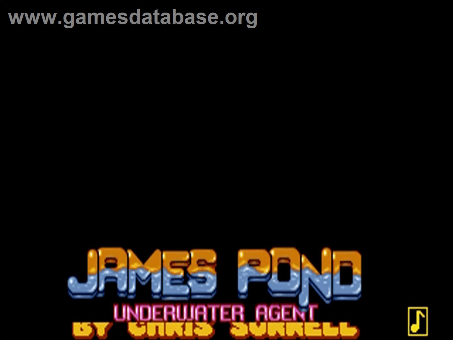 James Pond - Commodore Amiga - Artwork - Title Screen