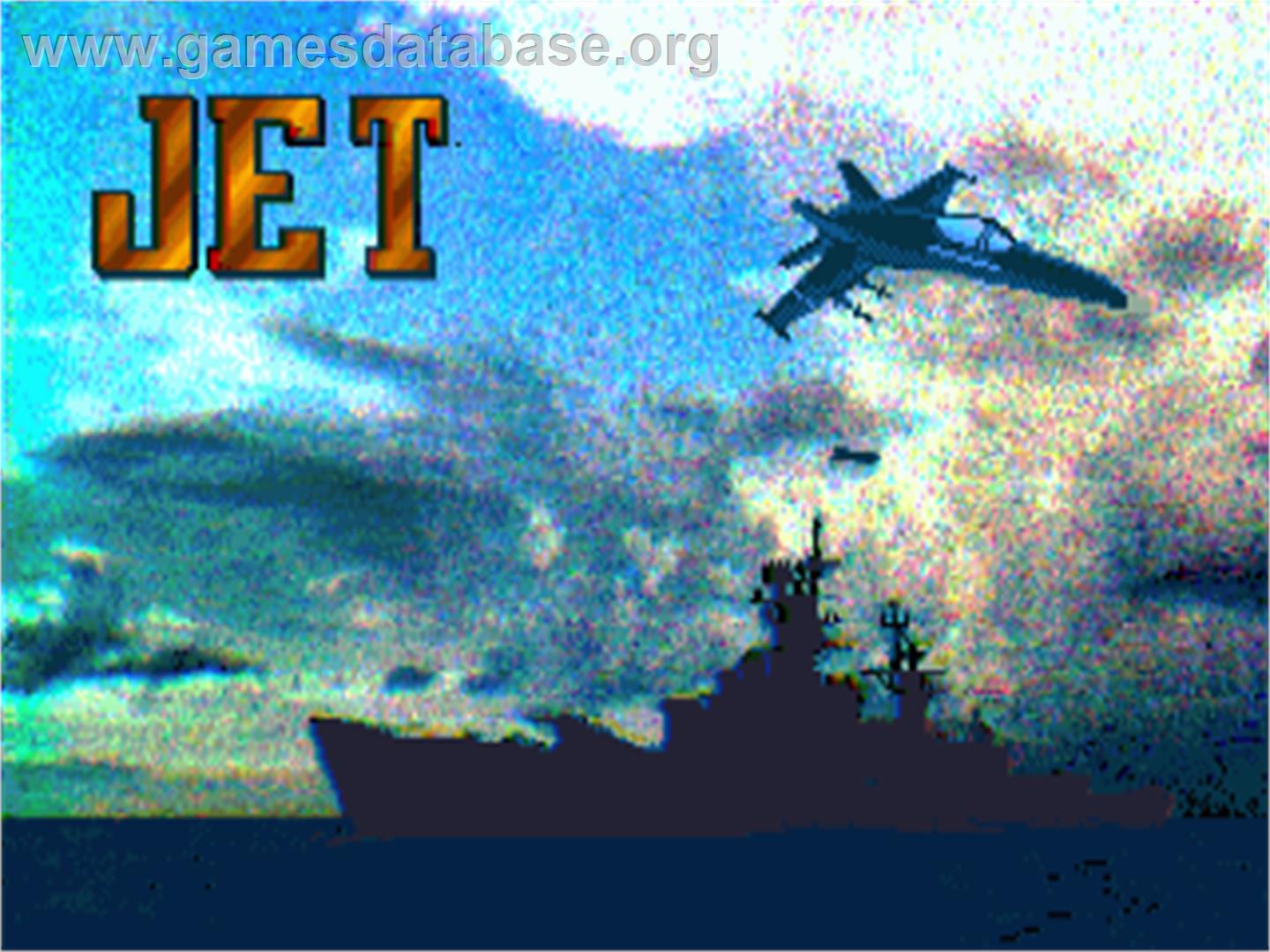 Jet - Commodore Amiga - Artwork - Title Screen
