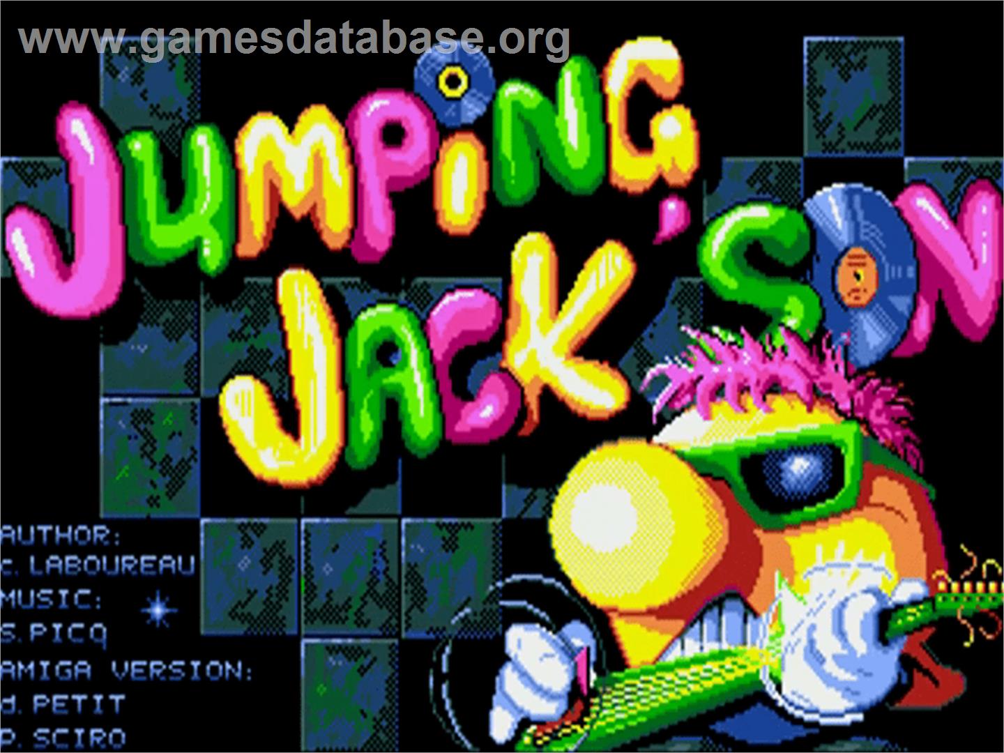 Jumping Jack Son - Commodore Amiga - Artwork - Title Screen