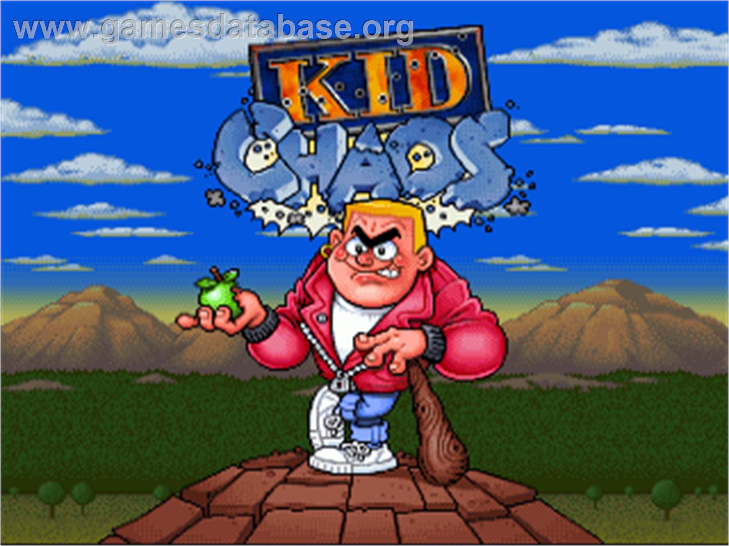 Kid Chaos - Commodore Amiga - Artwork - Title Screen