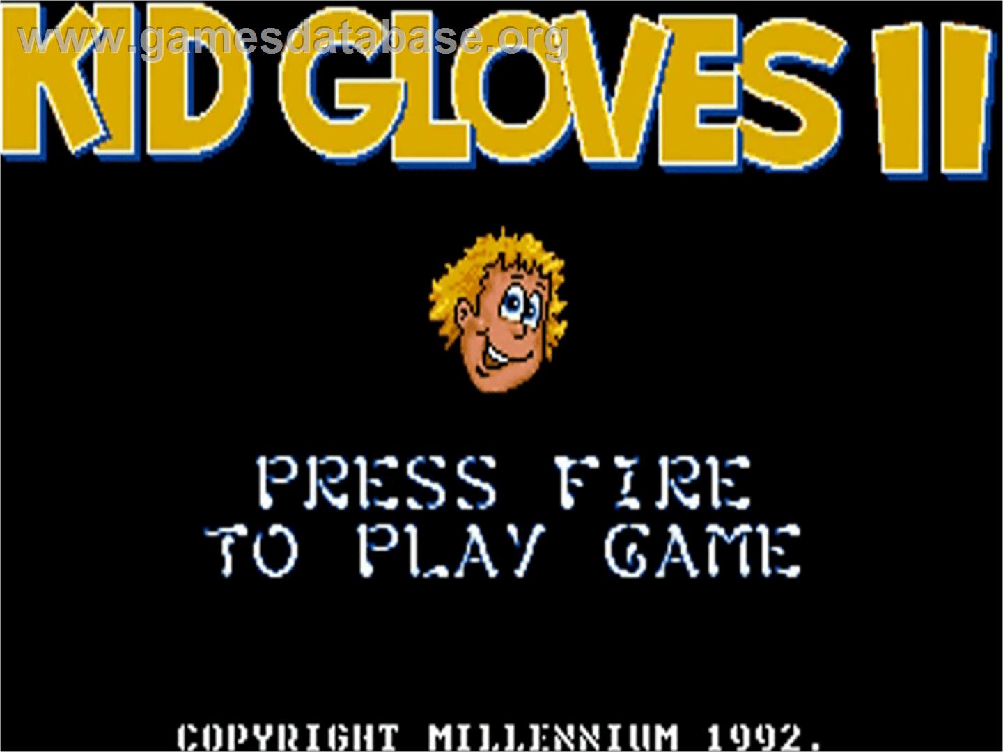 Kid Gloves 2 - Commodore Amiga - Artwork - Title Screen