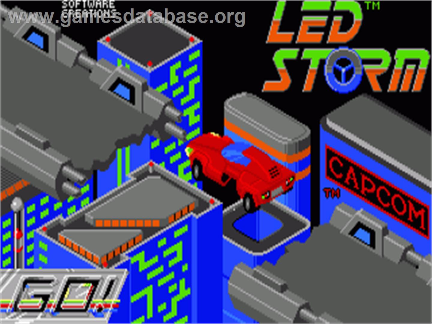 L.E.D. Storm - Commodore Amiga - Artwork - Title Screen
