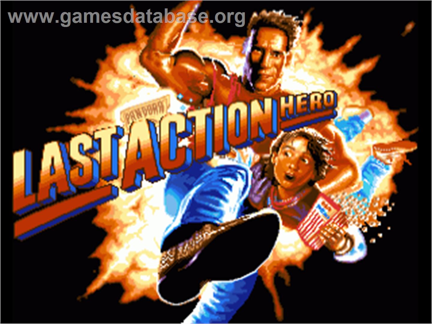 Last Action Hero - Commodore Amiga - Artwork - Title Screen