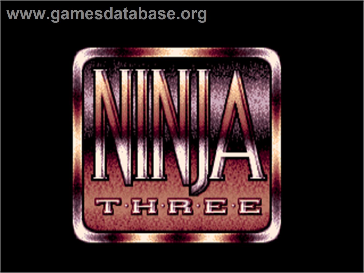 Last Ninja 3 - Commodore Amiga - Artwork - Title Screen