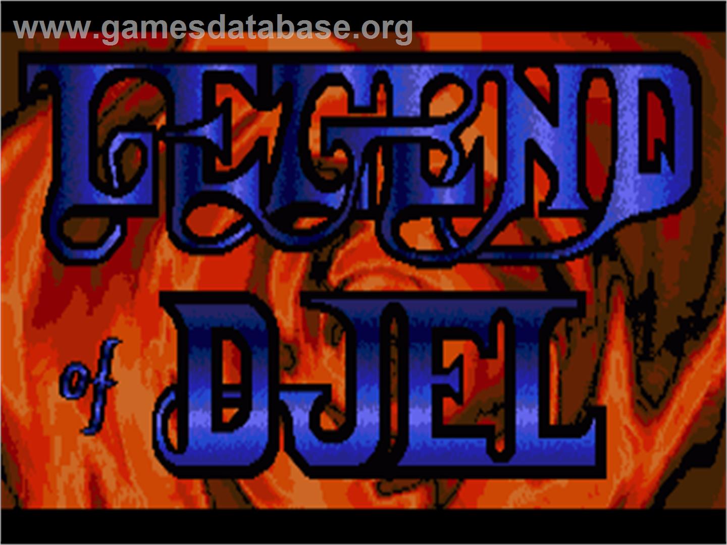Legend of Djel - Commodore Amiga - Artwork - Title Screen